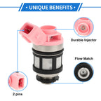 Fuel Injector No. 1660088G10 for Nissan Pathfinder (1990–1995) 1 Pc Pink