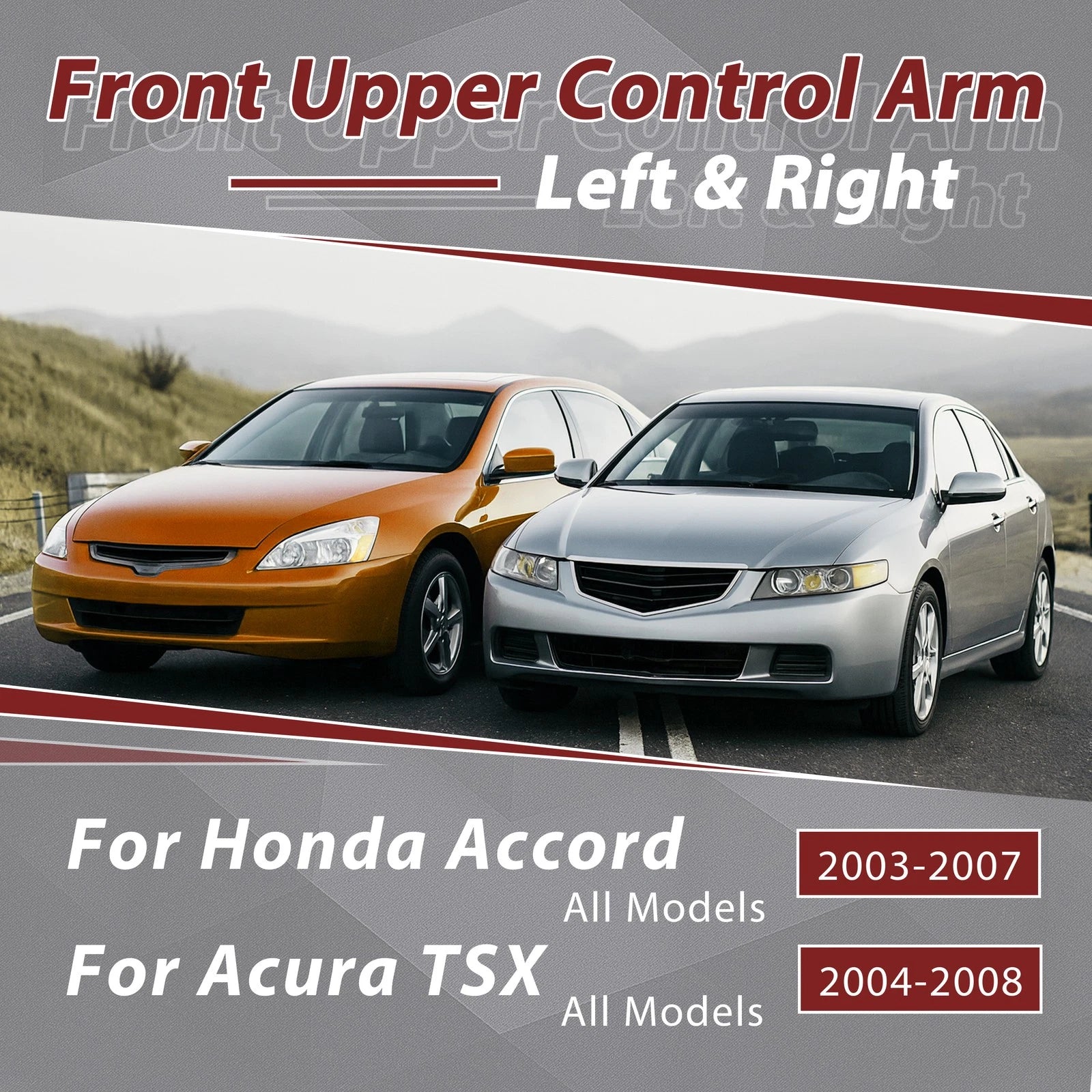 Front Left Upper Control Arm Ball Joint for Honda Accord Acura TSX (2003–2008)