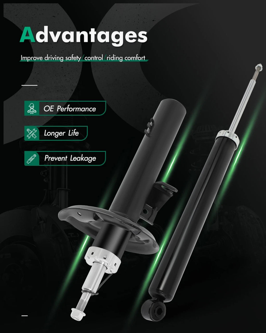 Suspension Struts Shocks Kit for BMW X3 (2004–2010)