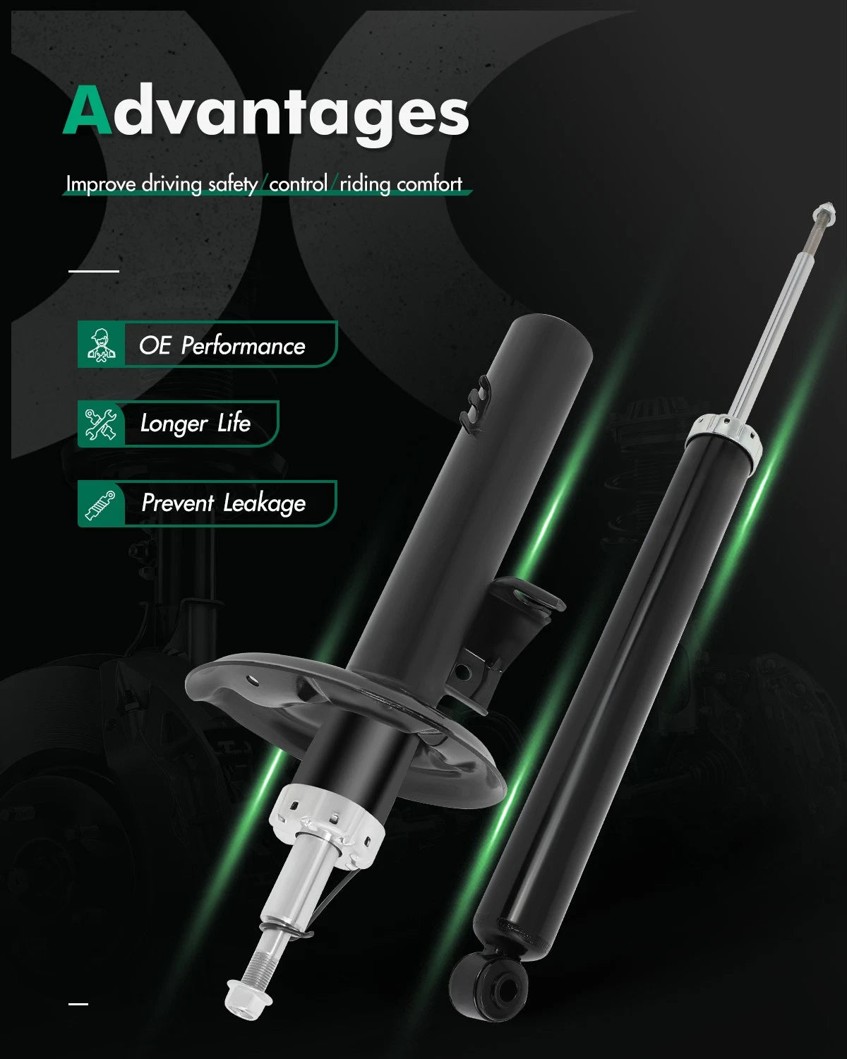 Suspension Struts Shocks Kit for BMW X3 (2004–2010)