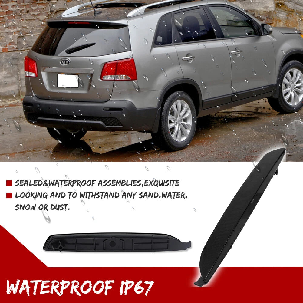 2X Smoke Lens Rear Bumper Reflector Lights for Kia Sorento (2011–2013)