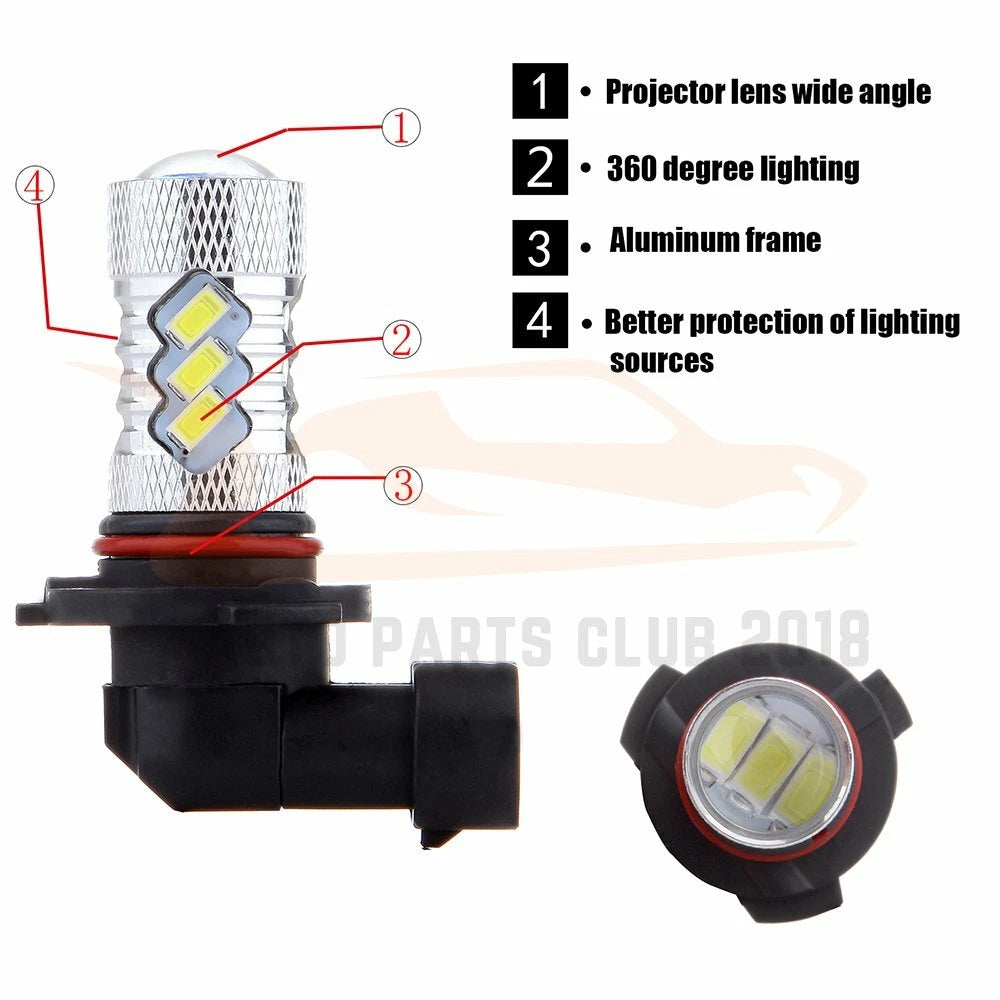 2X 9005 LED Fog Light Bulbs for [Make Model] ([YYYY-YYYY])