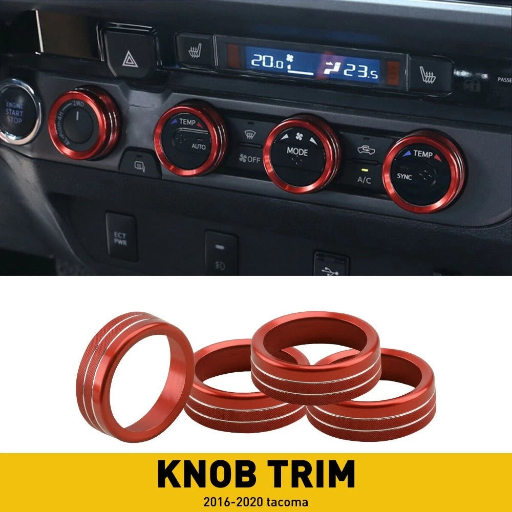 Air Conditioner Switch Knob Trim for Toyota Tacoma (2016–2020)