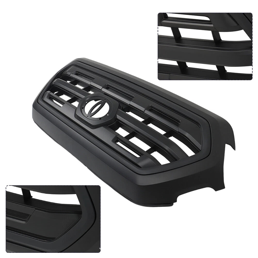 Front Bumper Grille for Toyota Tacoma (2016–2021) Black Plastic
