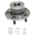 Wheel Hubs for Acura Legend (1991–1995) Rear Left & Right with ABS Ring