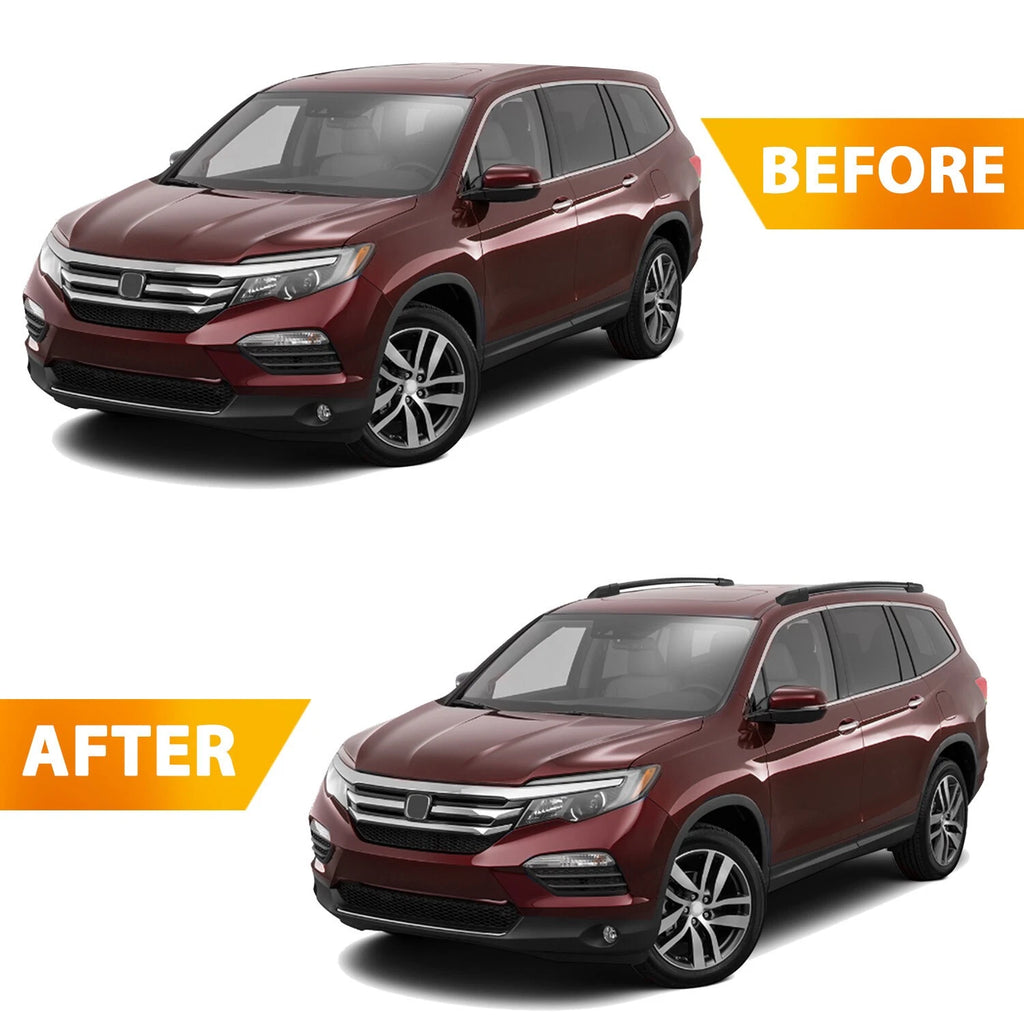 Set of 2 Roof Rack Side Rails for Honda Pilot (2009–2015)