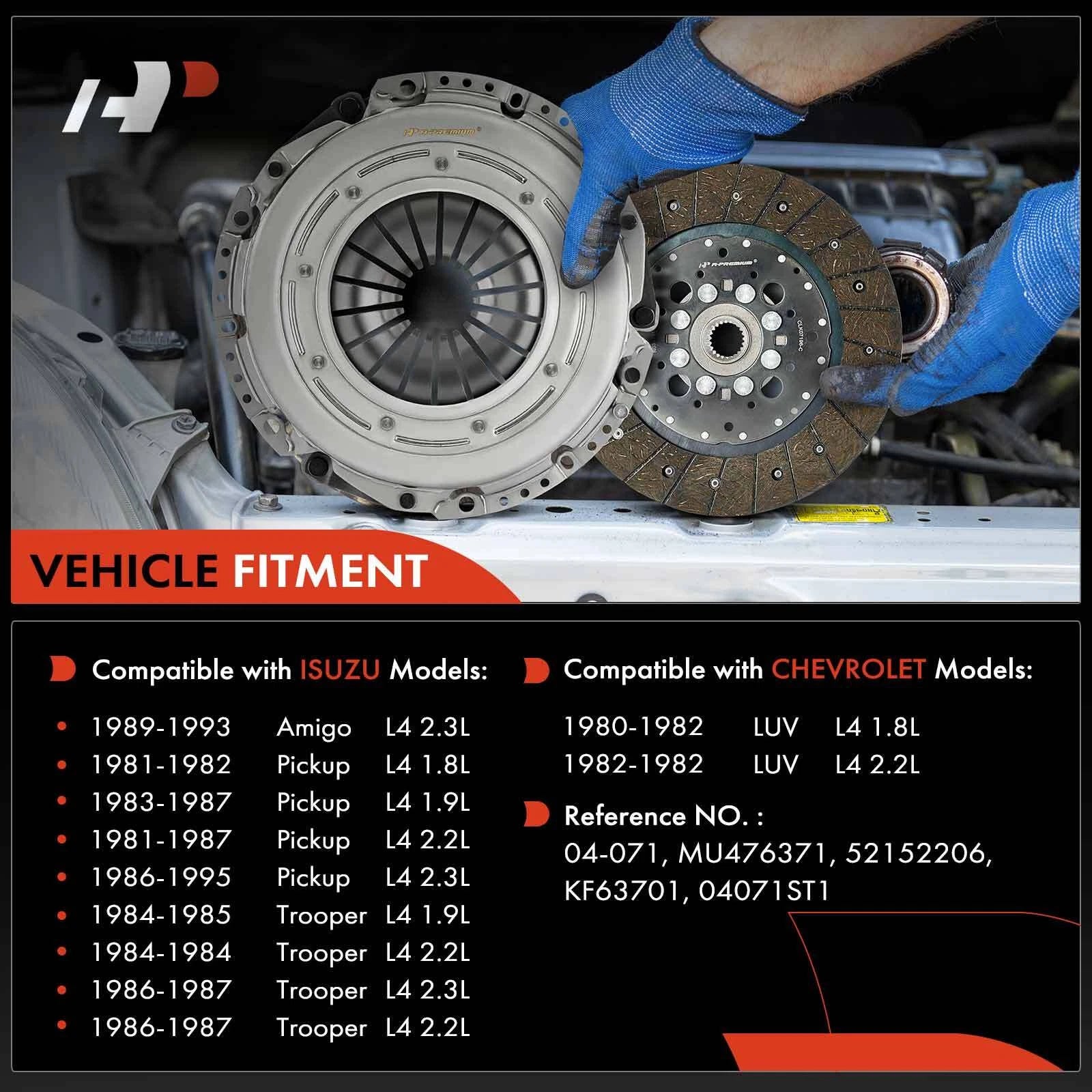 Clutch Kit for Chevy LUV Isuzu Pickup (1980-1982)