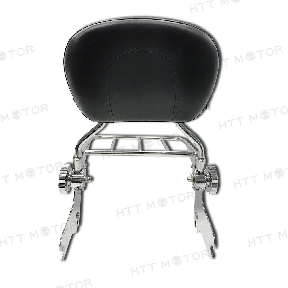 Detachable Sissy Bar Backrest Luggage Rack for Harley Road King Electra (1997–2008)