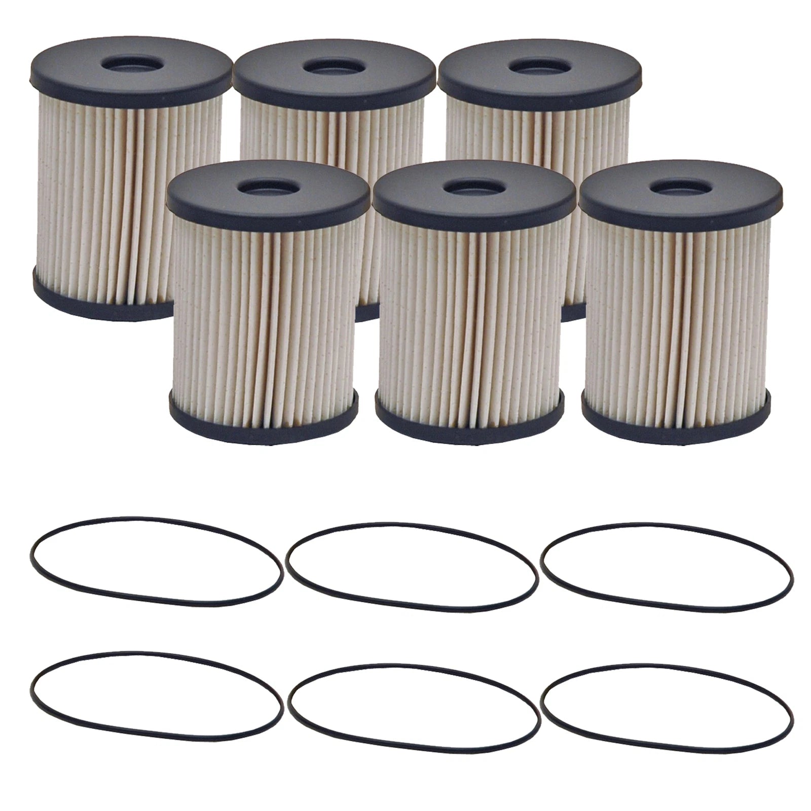 Set of 6 Engine Oil Filters for Dodge Ford Hino Peterbilt Thomas L6