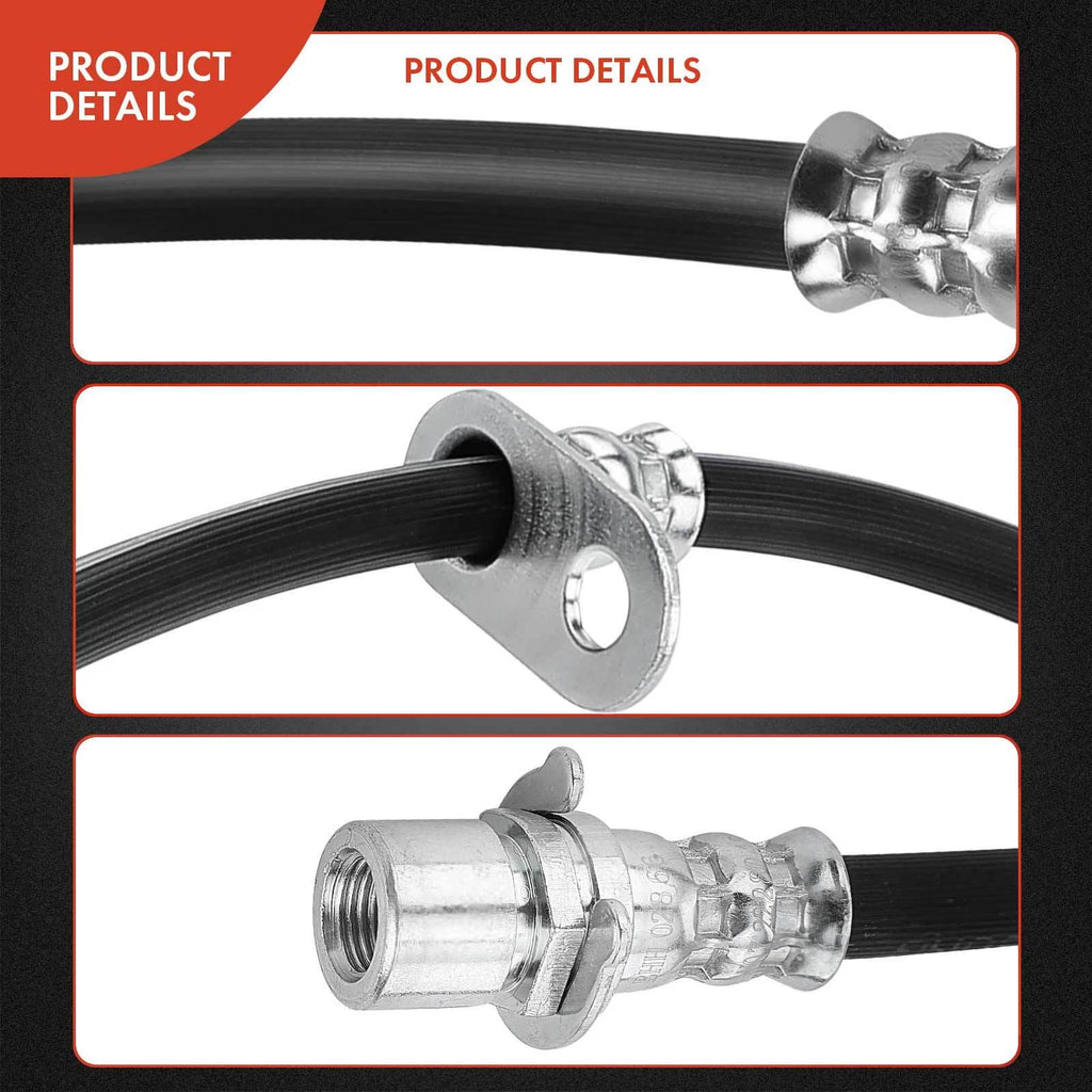 Front Brake Hydraulic Hose Left/Right for Pontiac Solstice Saturn (2006–2009)