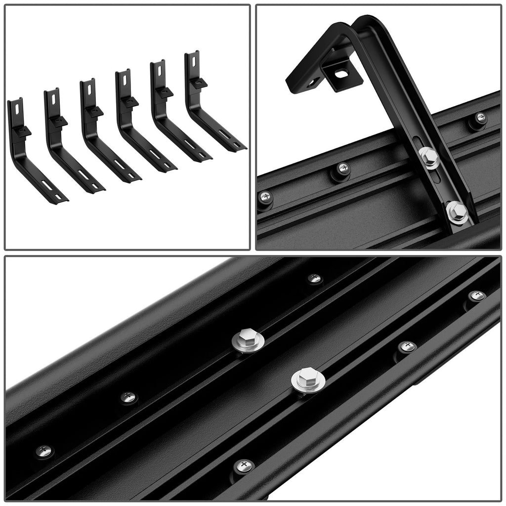 Set of 2 Running Boards for Chevy Colorado Canyon Crew Cab (2015–2025)