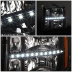 Custom LED DRL Headlight Lamps for GMC Sierra 1500 2500 3500 (2007–2014)