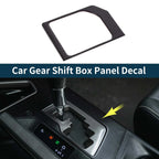 Gear Shift Box Panel Decal for Toyota Tundra (2014–2021) Black Carbon Fiber