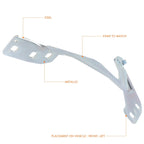 Left Driver Side Steel Engine Hood Hinge for Ford Fusion (2013–2020)