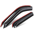 Set of 4 Window Visors for Ford Explorer/Mountaineer/Aviator (2002–2010)