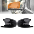 Side Mirror Cover Caps for BMW E92 E93 E81 E82 2010-2013 51167205291 Black Set