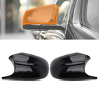 Side Mirror Cover Caps for BMW E92 E93 E81 E82 2010-2013 51167205291 Black Set