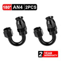 4AN Swivel PTFE Hose End Fitting Adapter 180 Degree for Fuel Line (2020–2025)