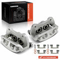 Pair Front Brake Calipers with Brackets for Chevy Blazer Traverse (2002–2023)