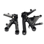 Black Front Driver Foot Pegs for Honda CBR1000RR (2004-2007)