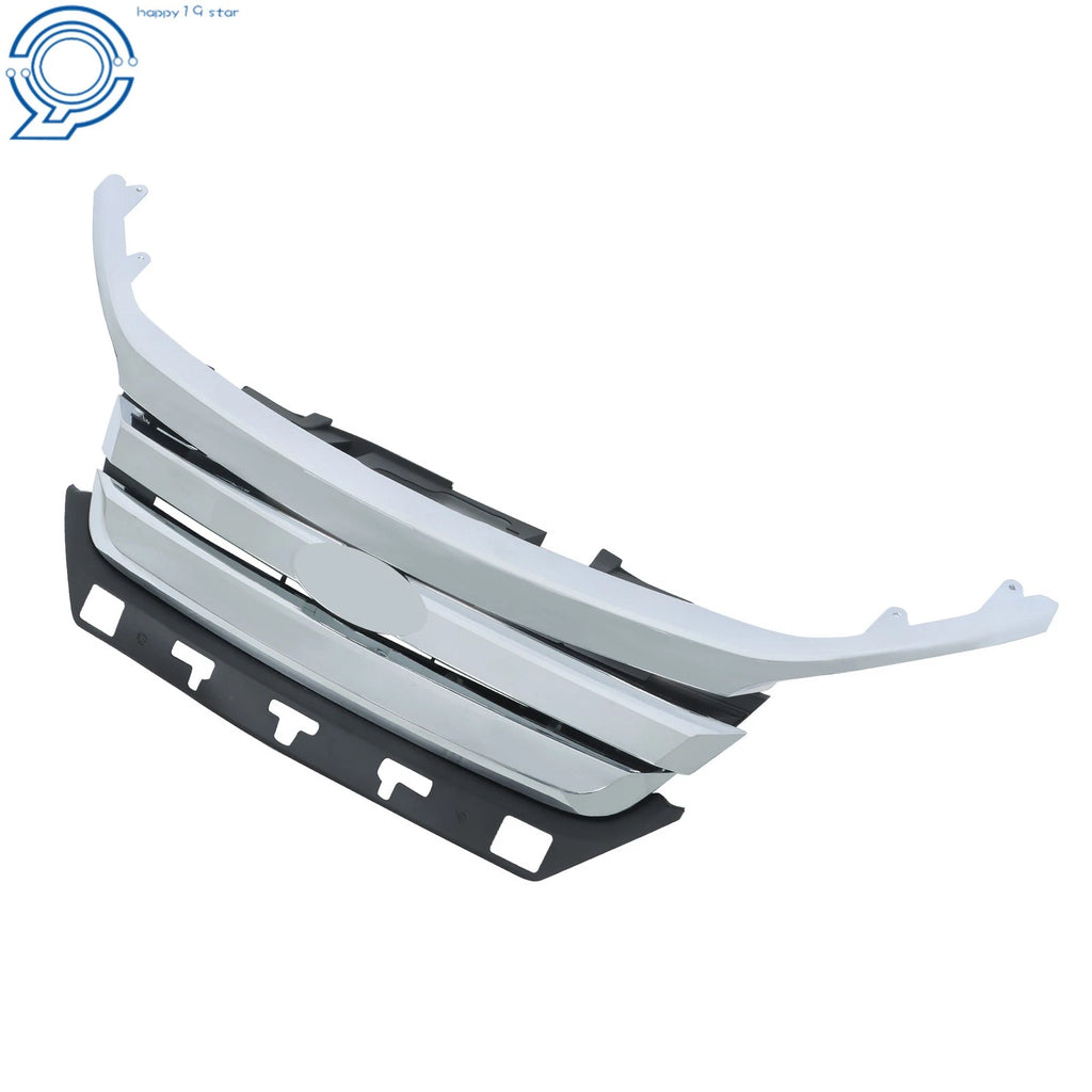 Front Bumper Cover & Chrome Grille for Ford Fusion (2010-2012)