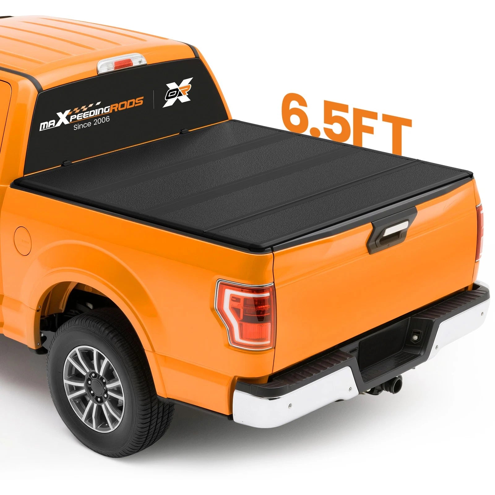 4-Fold Tonneau Cover for Nissan Titan XD (2016–2026) 6.5ft Hard Quad-Fold