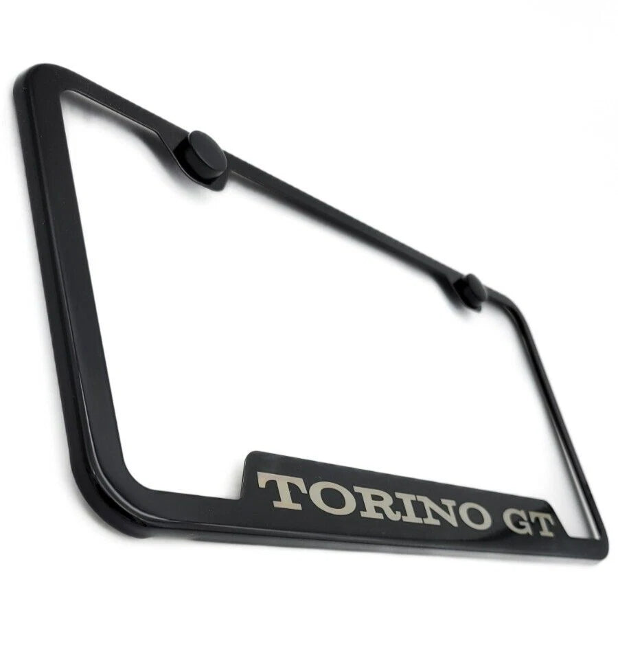 License Plate Frame Notched Stainless Replacement for Ford Torino GT (1968–1970)
