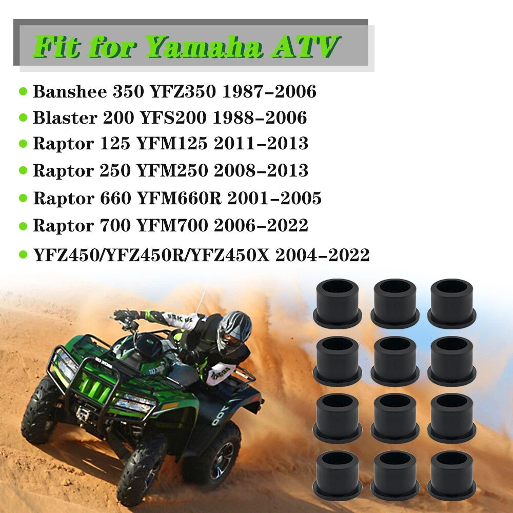 Set of 12 A Arm Bushings for Yamaha YFS200 Blaster (1988–2006)