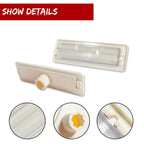 Set of 4 Clear Lens Side Marker Lights for Chevy Nova (1970–1974)