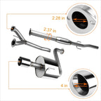 Dual 4" Rolled Tip Catback Exhaust System for Maxima 3.5L V6 (2009–2015)