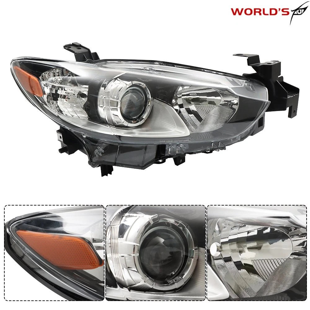 Halogen Headlight for Mazda 6 (2014–2017) Right Projector Side