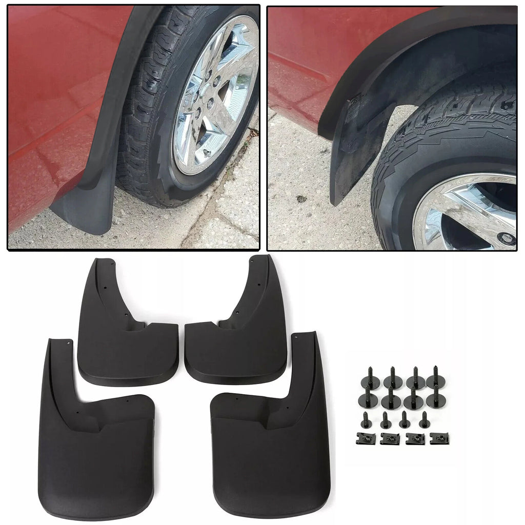 Mud Flaps Guards Splash Flares for Dodge Ram 1500 2500 3500 (2009–2018)