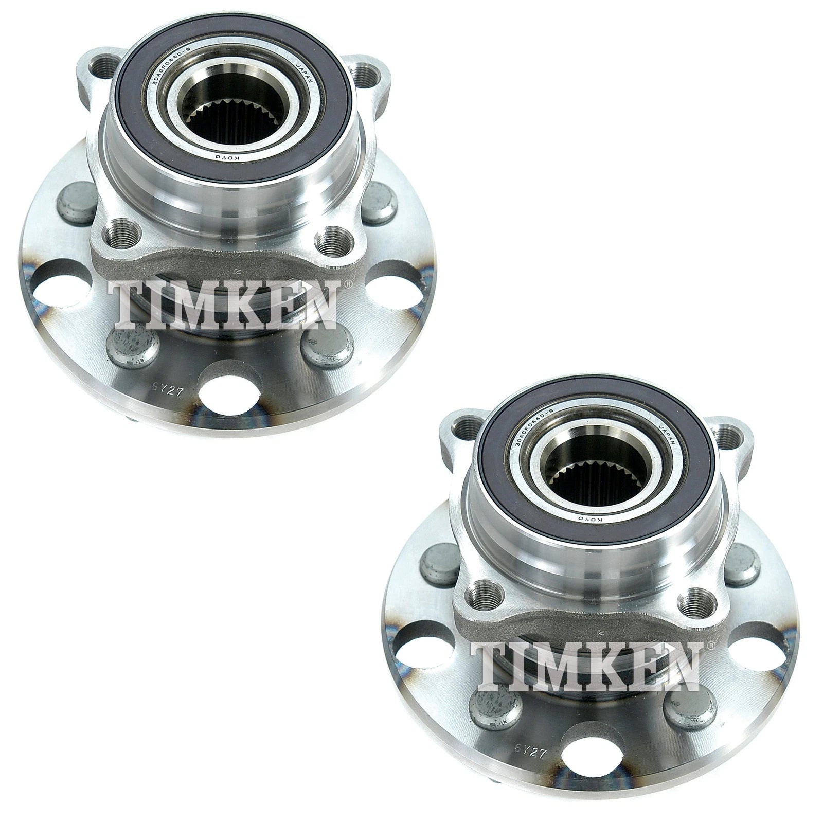 Set of 2 Rear Timken Wheel Bearing & Hub Kits for Lexus GS350 IS250 IS350 (2006–2020)