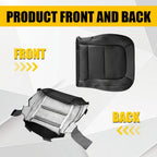Lower Seat Cover for Chevrolet Colorado ZR2 (2015–2022) Black Microfiber Leather