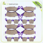 Front and Rear Brake Pads for Honda CR125R CR250R (2002–2007) Carbon Fiber