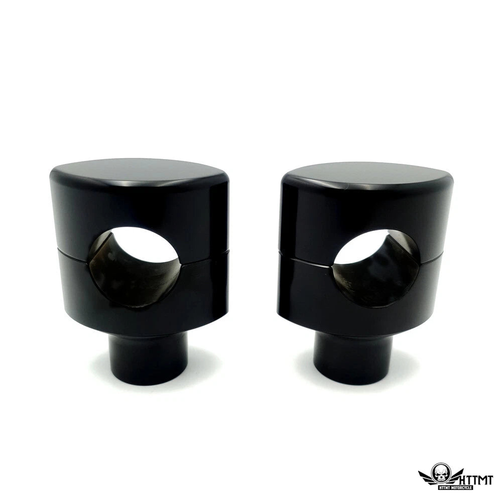 2'' Black Handlebar Risers Clamp for Harley Road Glide, Road King