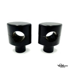 2'' Black Handlebar Risers Clamp for Harley Road Glide, Road King