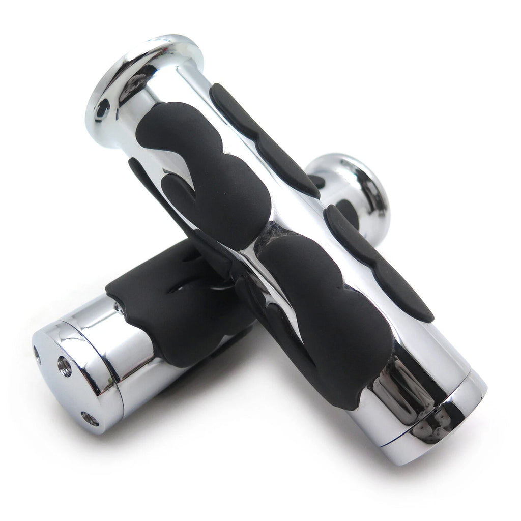 Flame Hand Grips 22mm 7/8" for Honda ATV CB CBR NSR RVF RVT VFR VTR Hornet