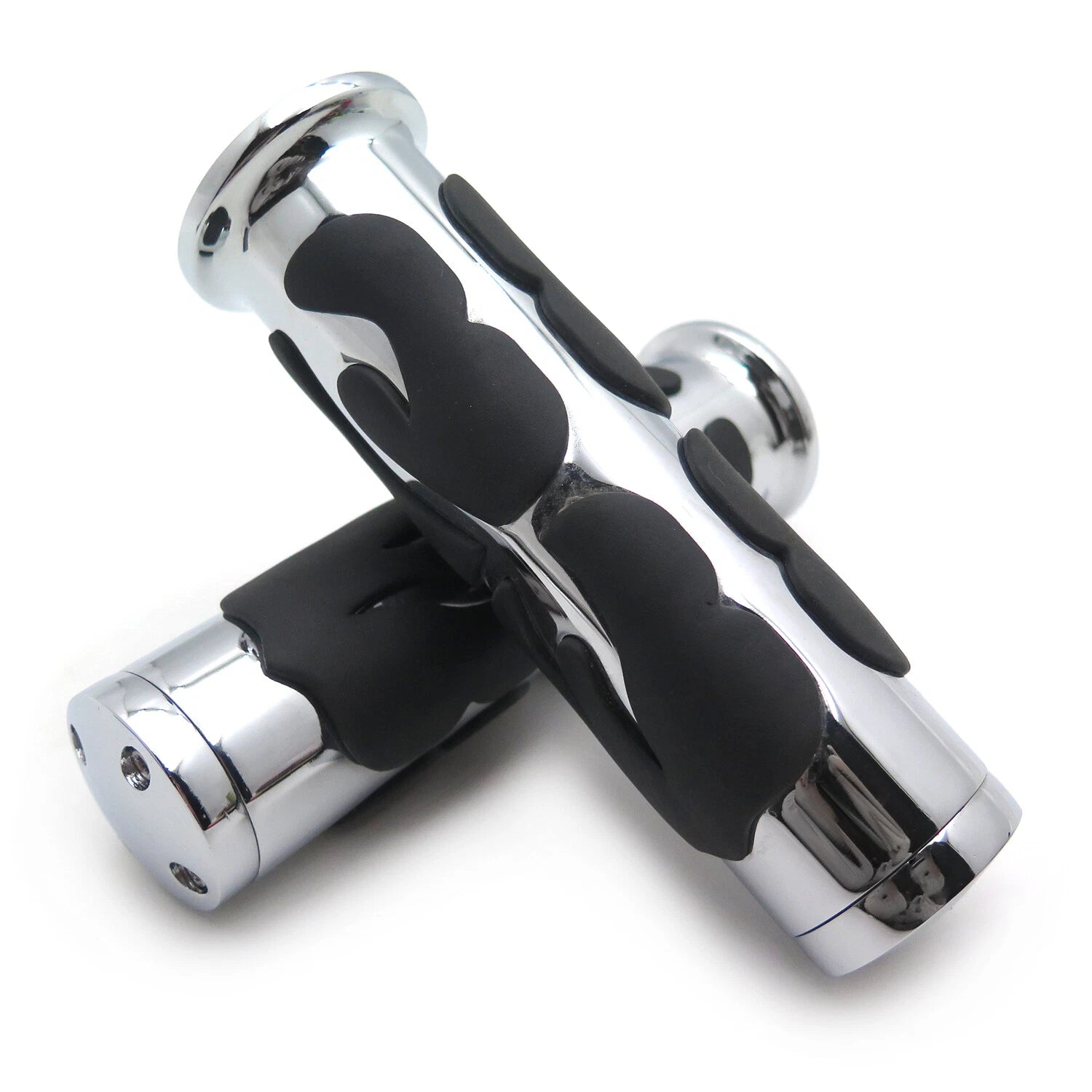 Flame Hand Grips 22mm 7/8" for Honda ATV CB CBR NSR RVF RVT VFR VTR Hornet