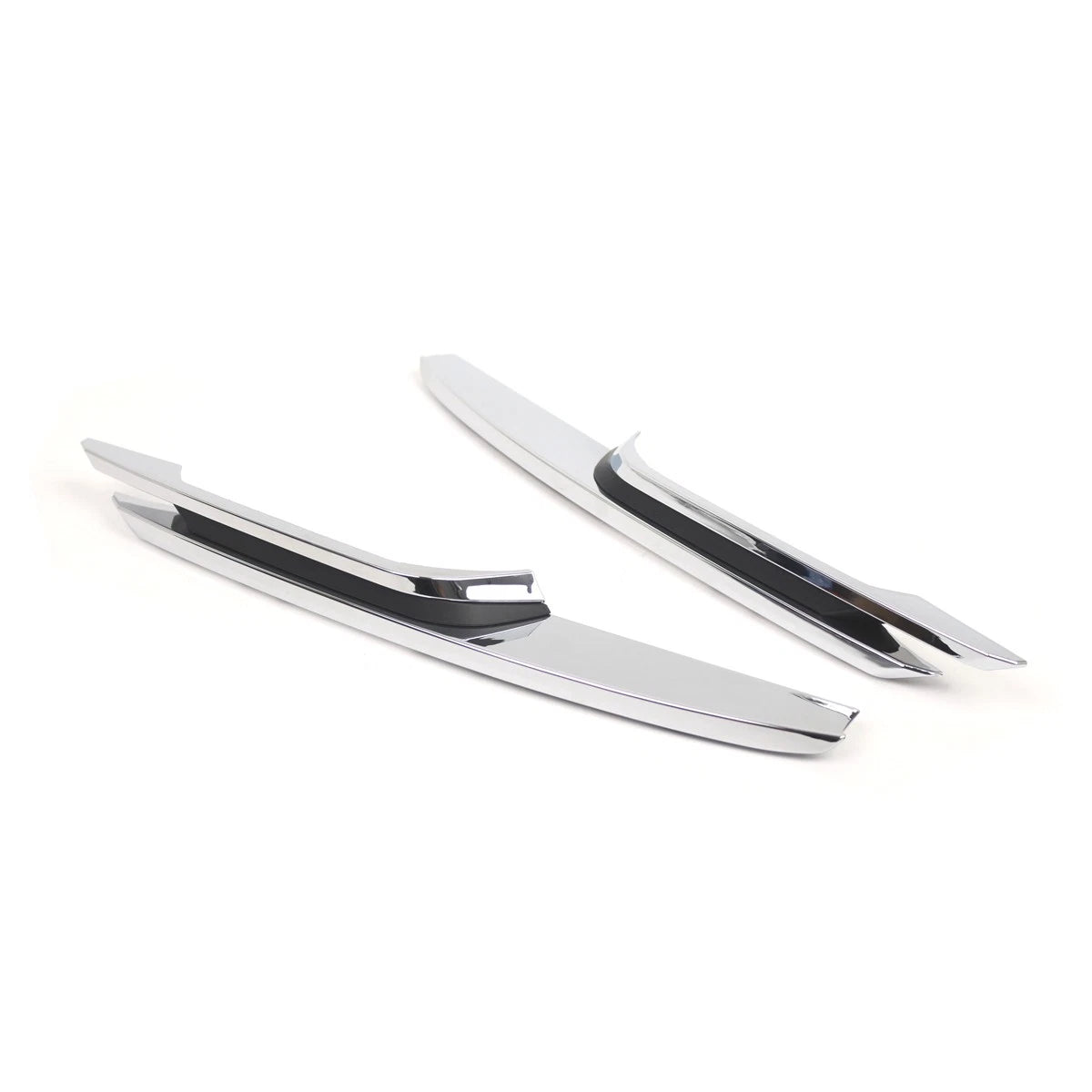 2X Chrome Bumper Trim Set for BMW 328i/320i (2012–2015)