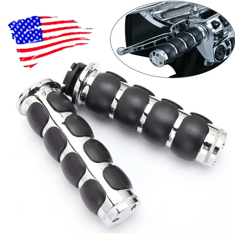 1" Handlebar End Hand Grips for Yamaha Virago 1000 1100 (1994–2007)