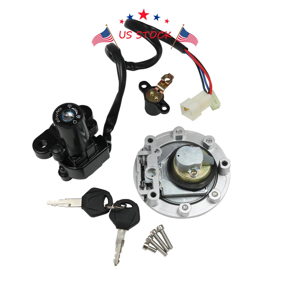 Ignition Switch Lock & Fuel Gas Cap Key Set for Yamaha MT03 YZF XJ6 R6 R1 (2006–2012)