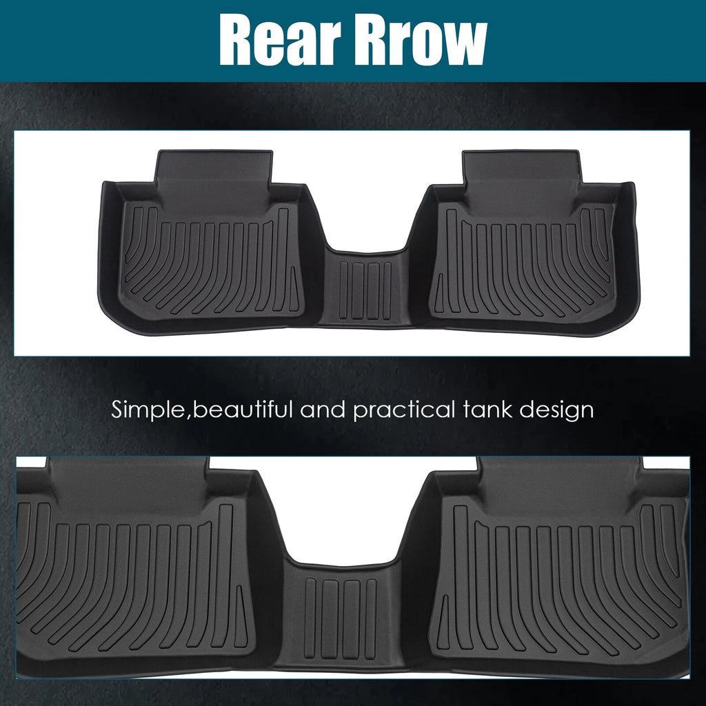 Set of 3D Floor Mats for Subaru Impreza (2012–2016) TPE Rubber All Weather