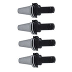 Set of 8 Tool Holders for CAT40 ER16 Collet Chucks (4" Length)
