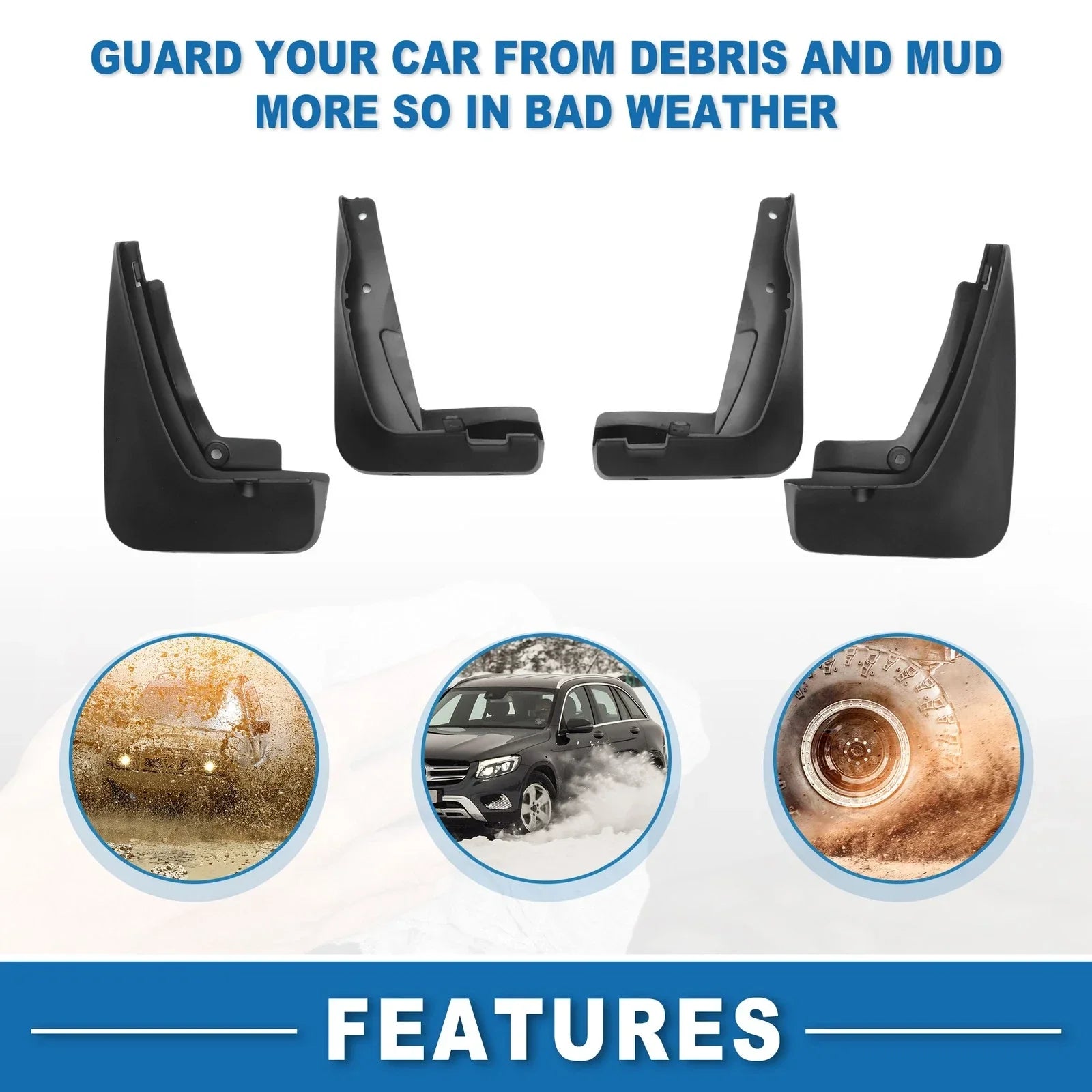 Mud Flap Splash Guard for BMW 318is 318i 318ti 320i 323Ci 323i 330xi