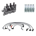 Set of 6 Denso Ignition Coil Wires & NGK Platinum Spark Plugs for E-150 F-150 (1997–2003)