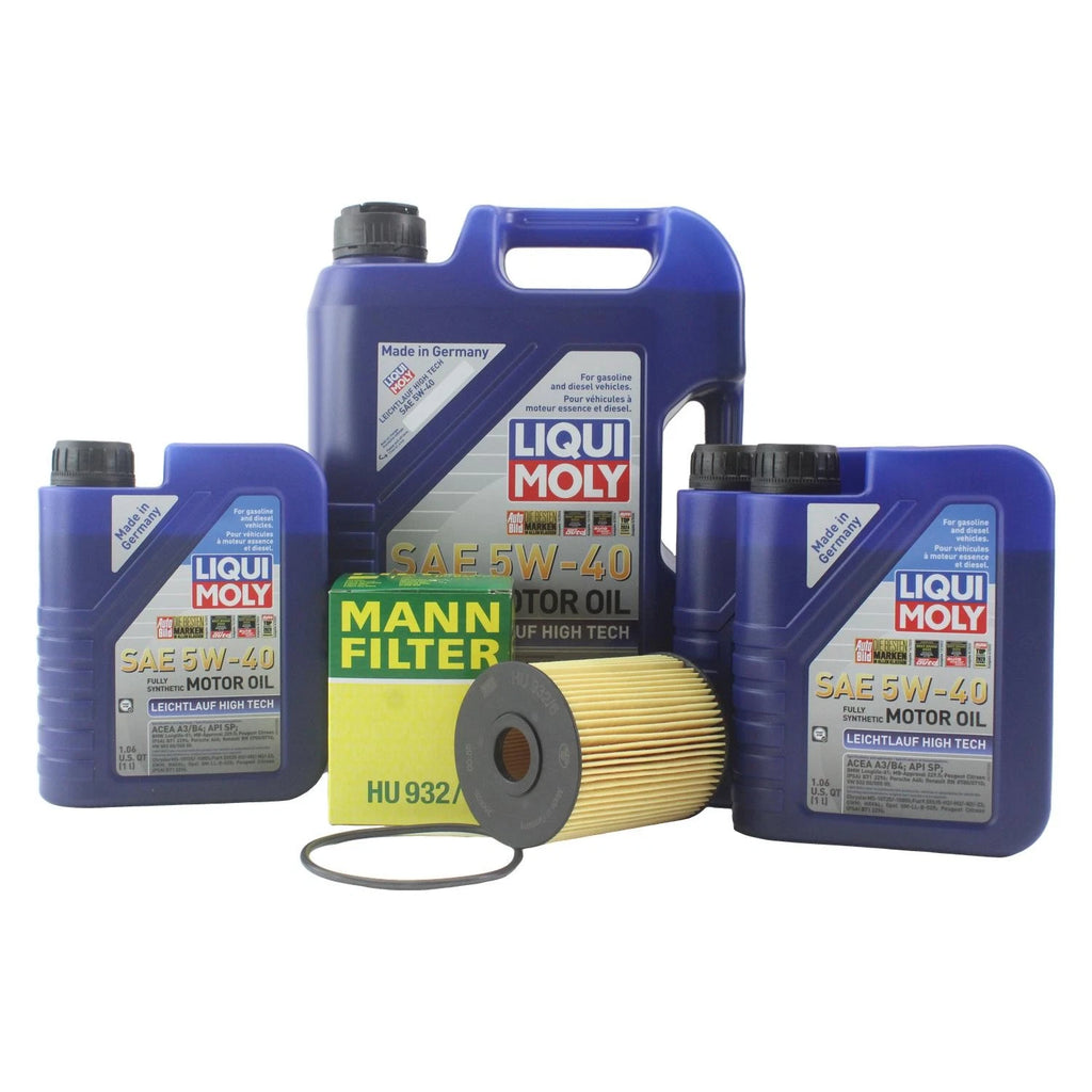 Oil Change Kit for Audi V8 4.2L (2003–2005) - 8L Liqui Moly 5W-40