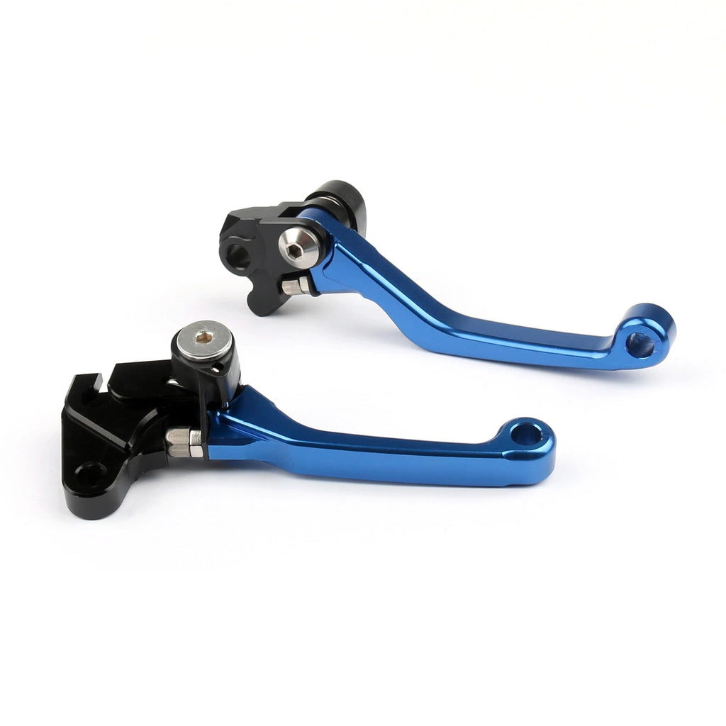 CNC Brake Clutch Levers for Yamaha WR250F/450F (2005–2013) - Blue