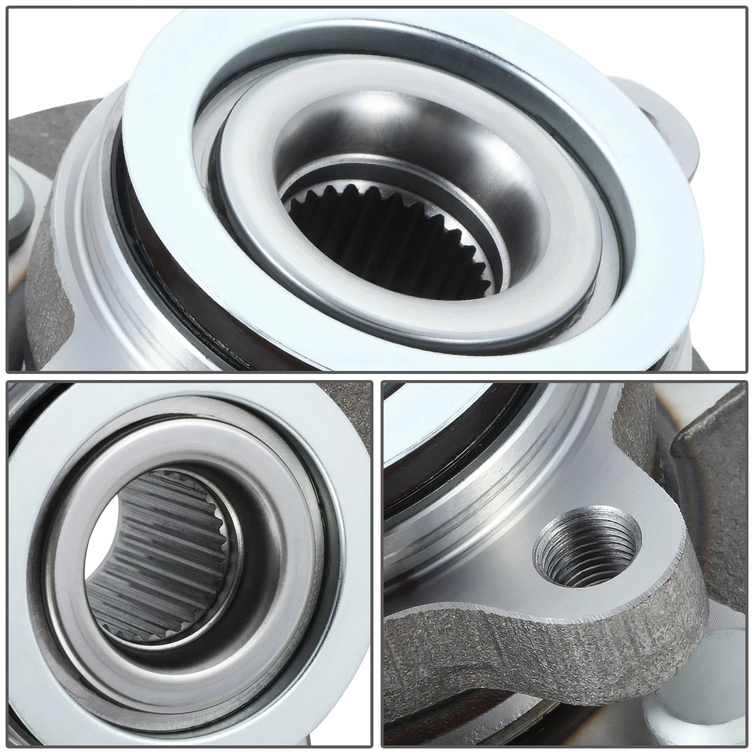 Set of 2 Front Left Right Wheel Bearing & Hub for Nissan NV200 X-Trail Rogue (2008–2020)