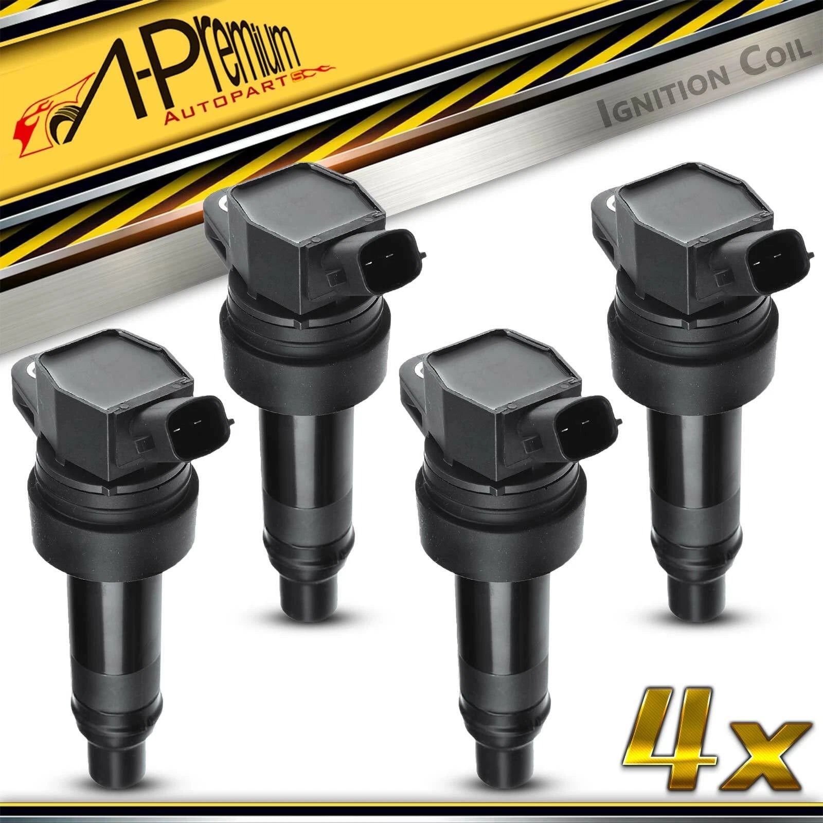 Set of 4 Ignition Coils for Hyundai Veloster (2013–2015) Kia Forte Koup Forte5
